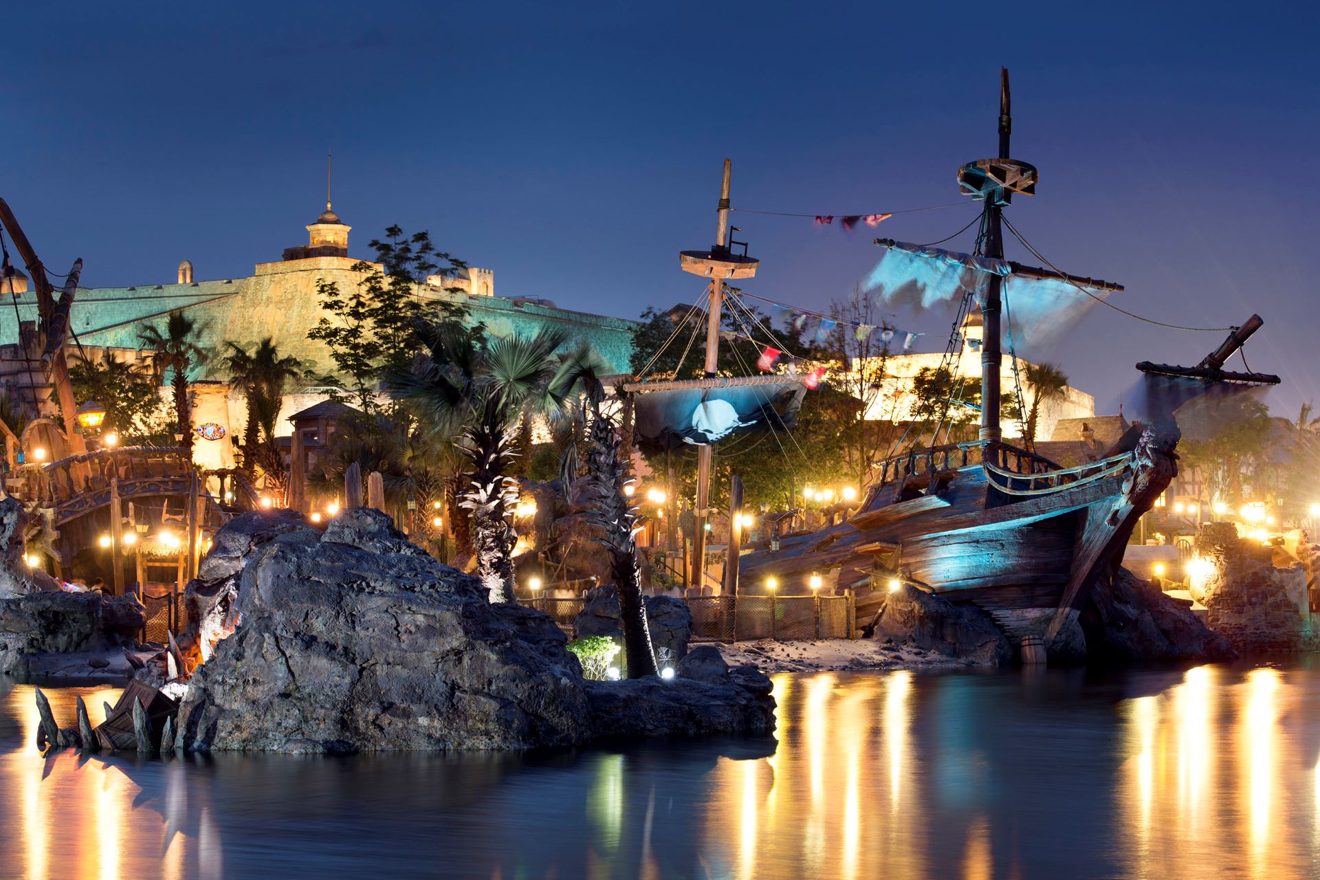 Treasure Cove at Night