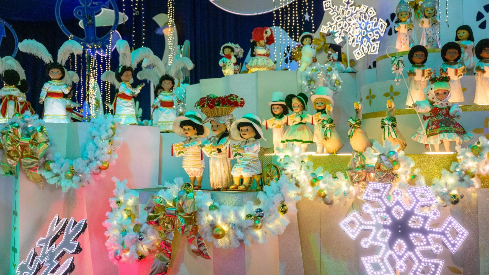 it's a small world Holiday at Disneyland
