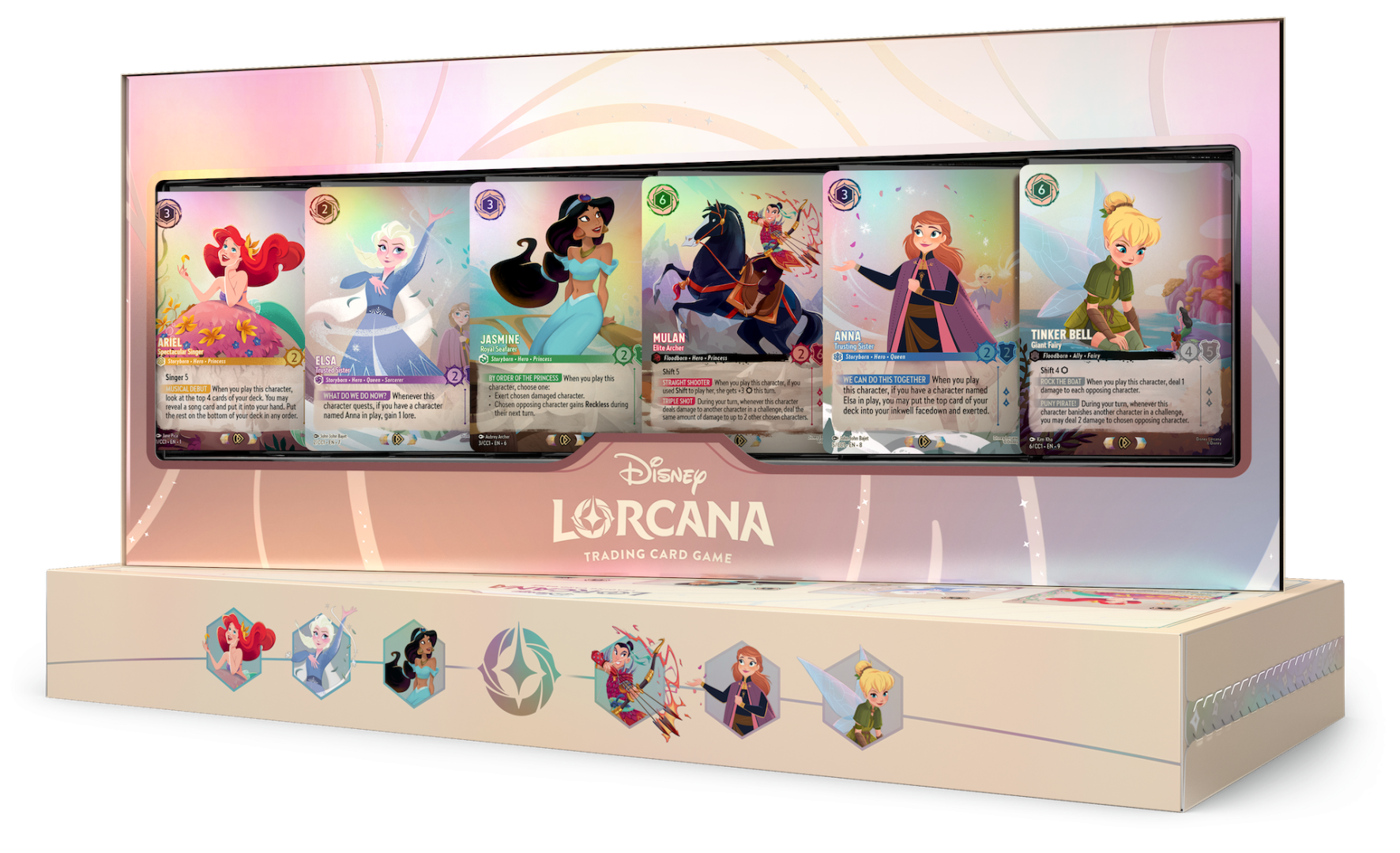 Disney Lorcana Curator&rsquo;s Collection Set Disney Heroines