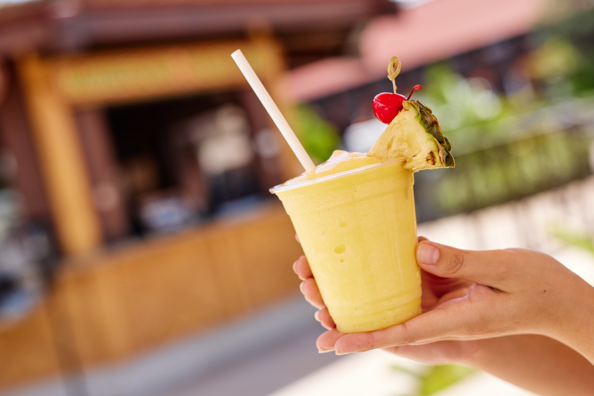 DOLE Whip at Disney World - Frosty Pineapple