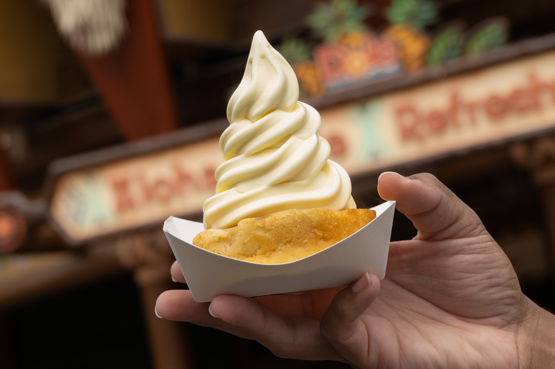 DOLE Whip at Disney World - Pineapple Upside Down Cake