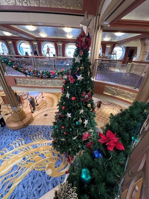 Christmas Tree on Disney Cruise Line