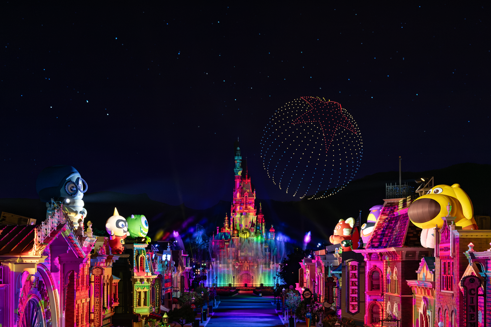 Hong Kong Disneyland Pixar Pals Spectacular