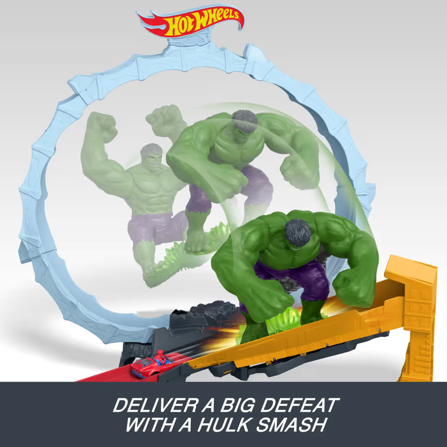 Hot Wheels Spider-Man and Hulk