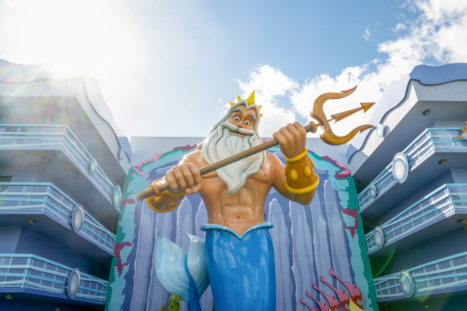 King Triton at Disney World