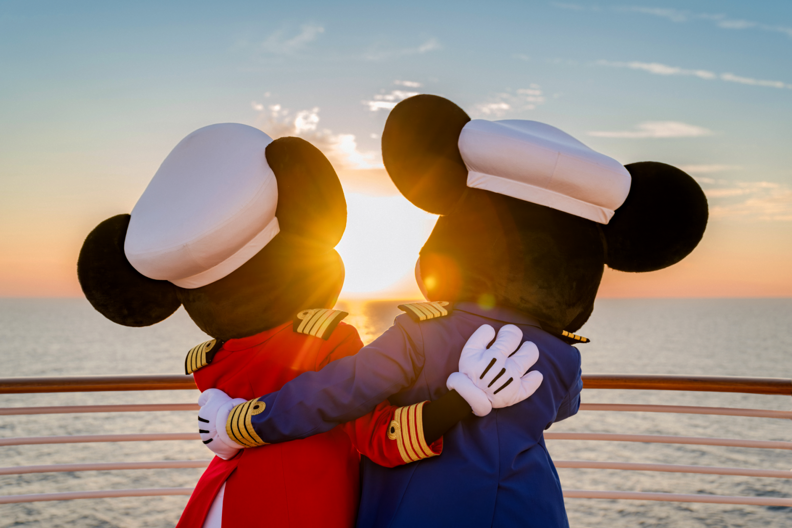 Mickey Mouse and Minnie Mouse