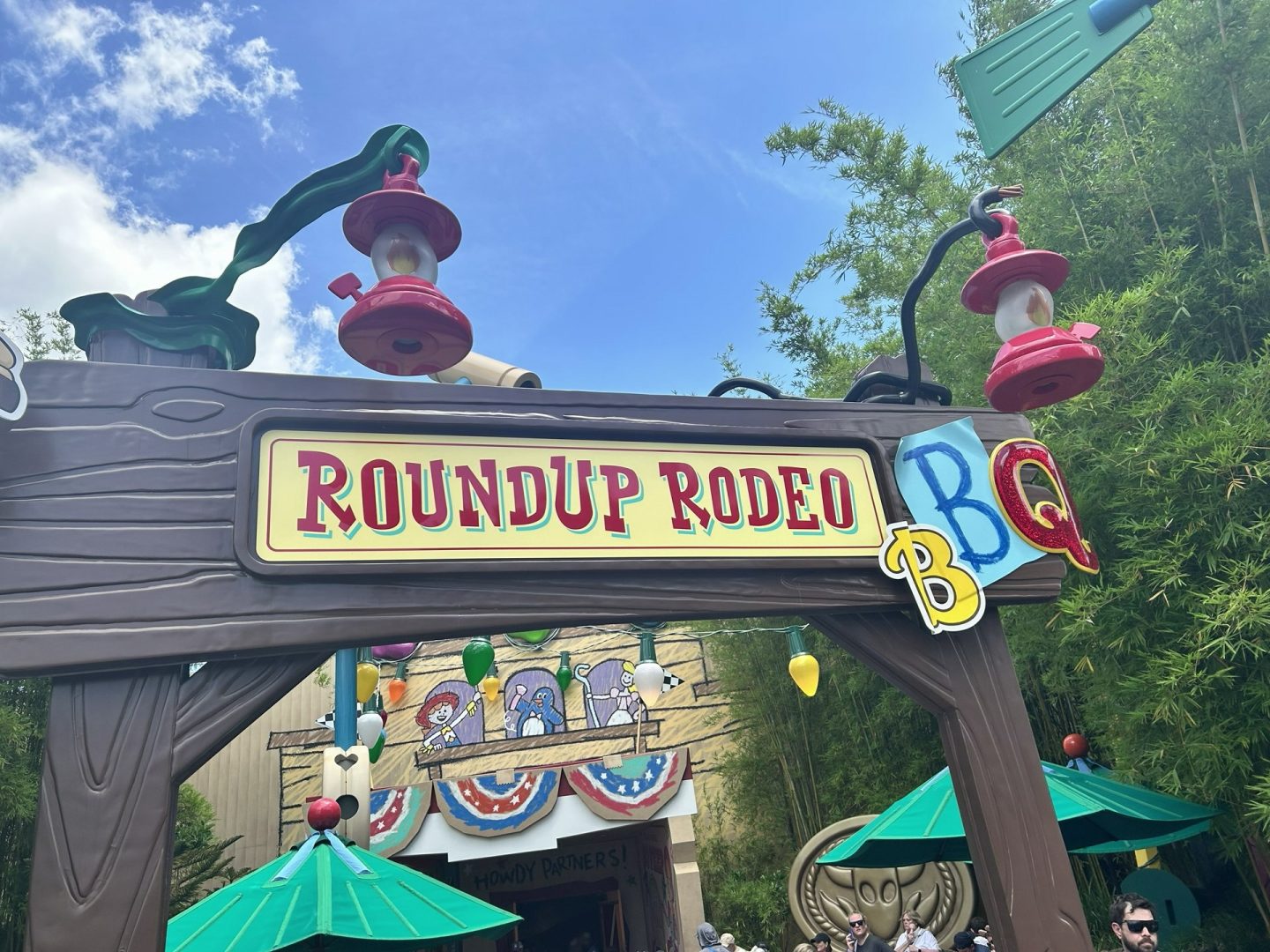 Roundup Rodeo BBQ Sign Disney World