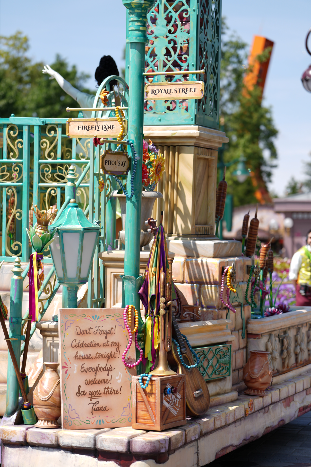Tiana Decor at Disney Princess Cavalcade