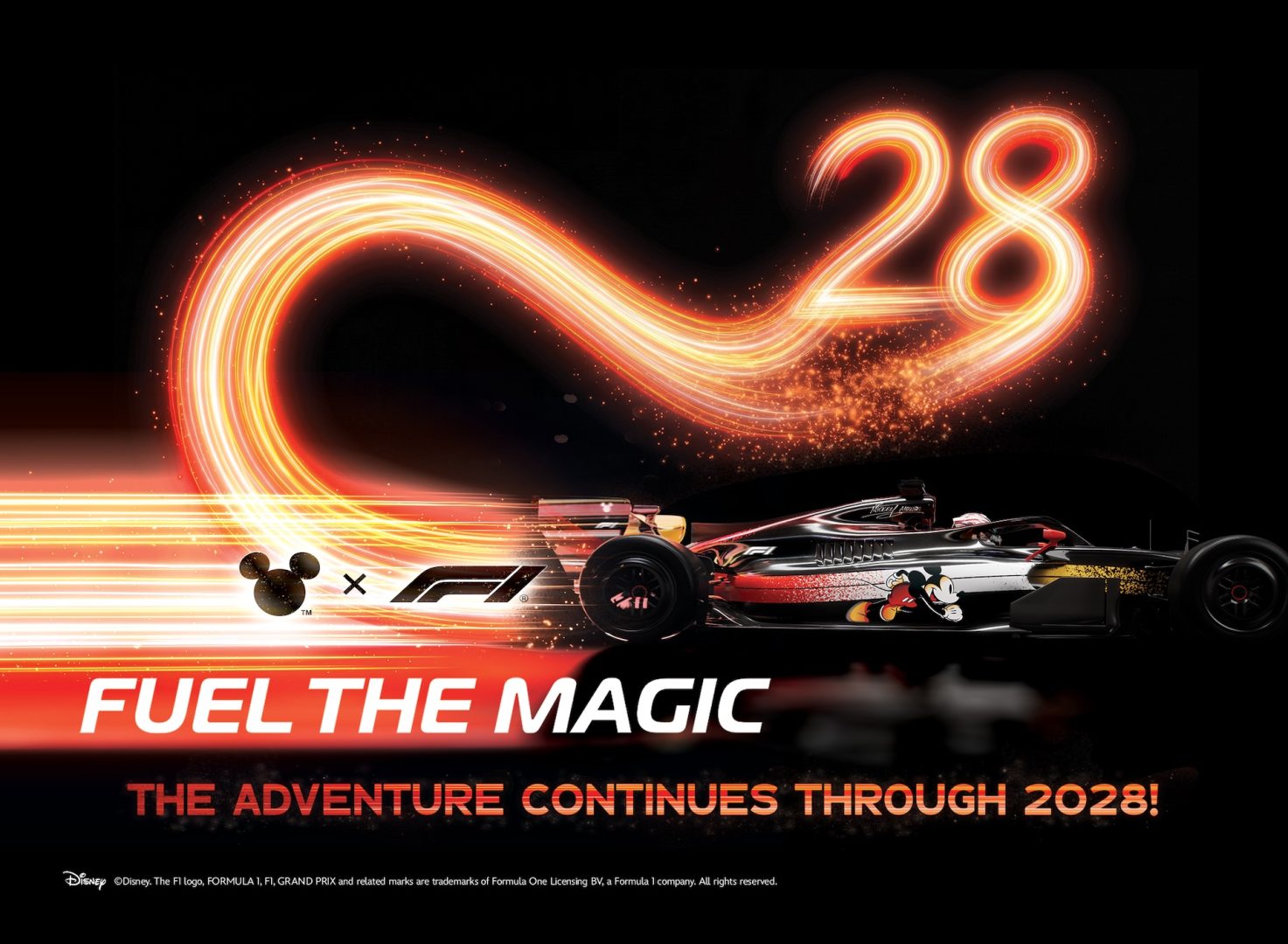 Disney and Formula 1 Collaboration