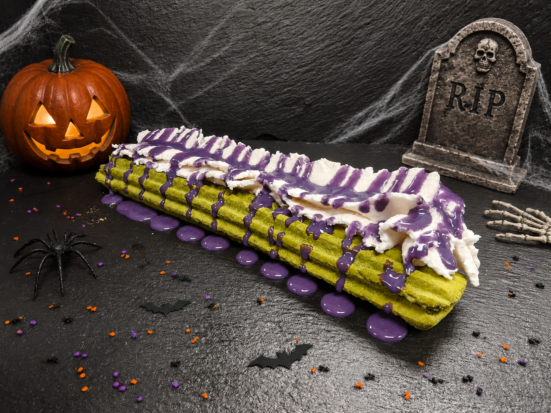 Ube Matcha and Crème