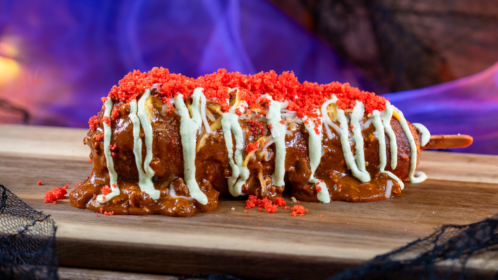 Spicy Chili-Cheese Corn Dog