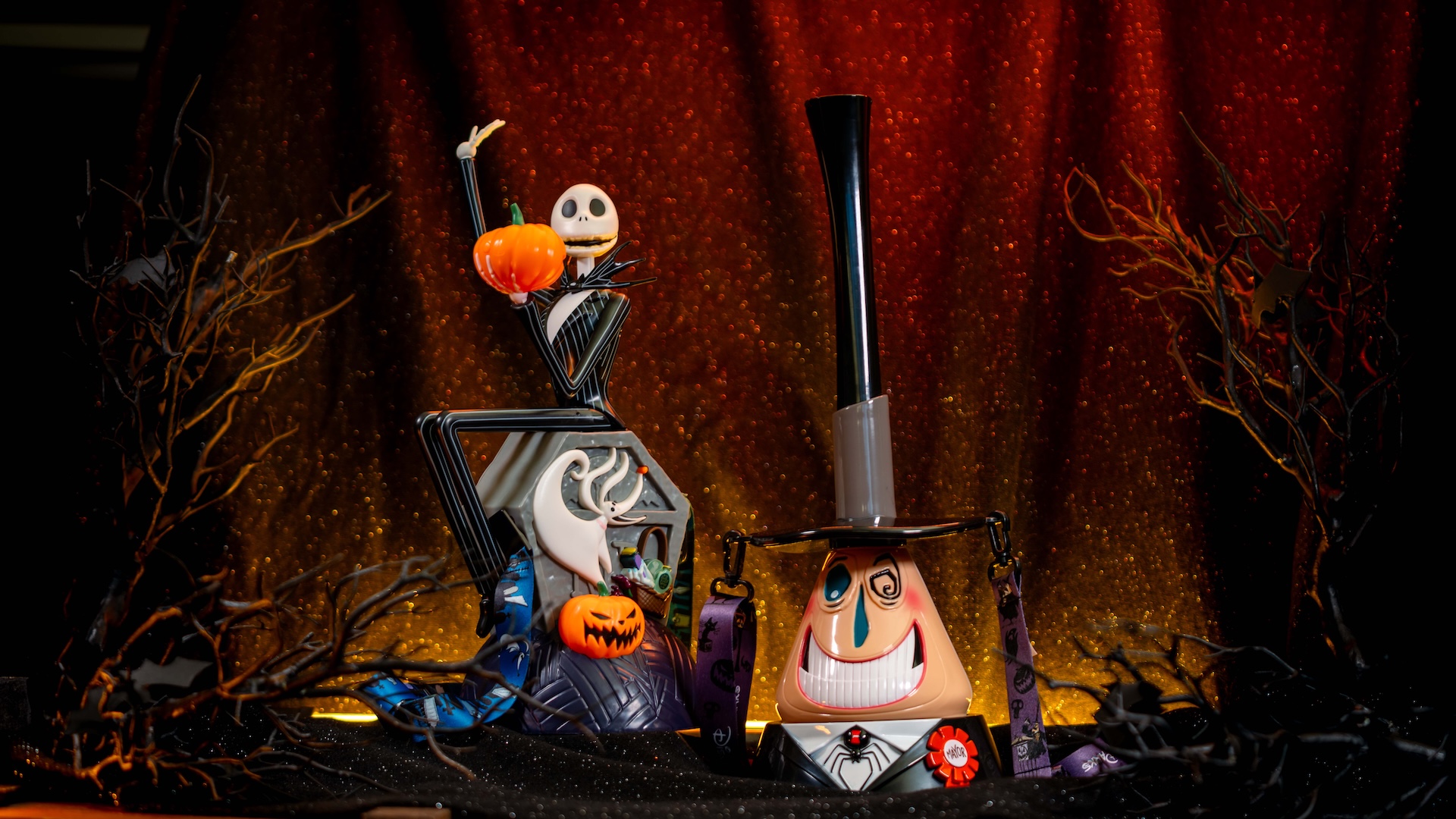 Tim Burton’s The Nightmare Before Christmas Jack Skellington Gravestone Bucket and The Mayor Sipper