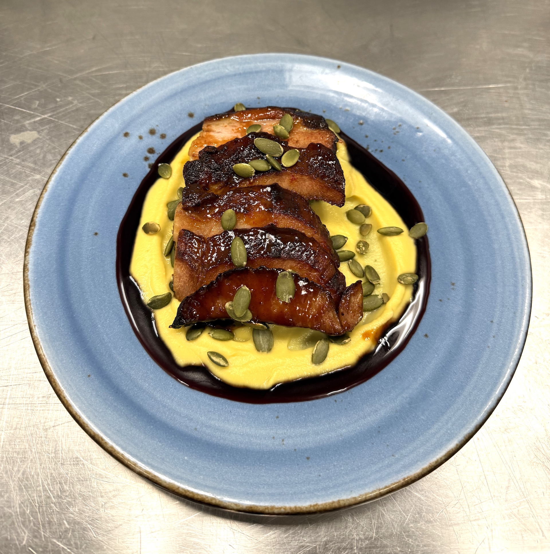 Ghostly Glazed Pork Belly