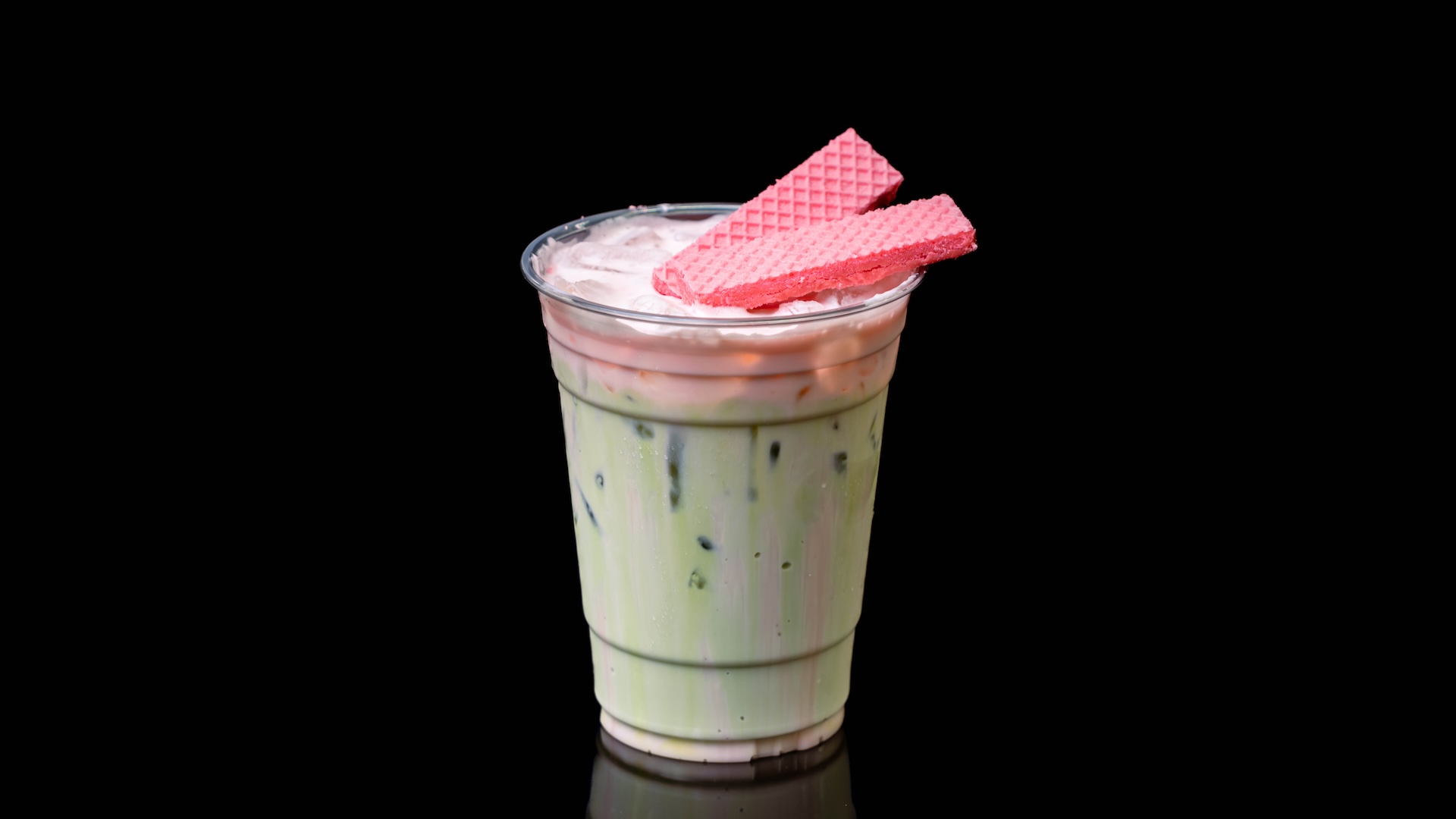 Strawberry Matcha Latte