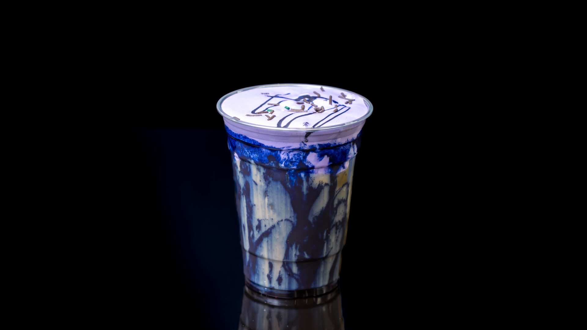 Vietnamese Coffee with Ube Sweet Cream Foam