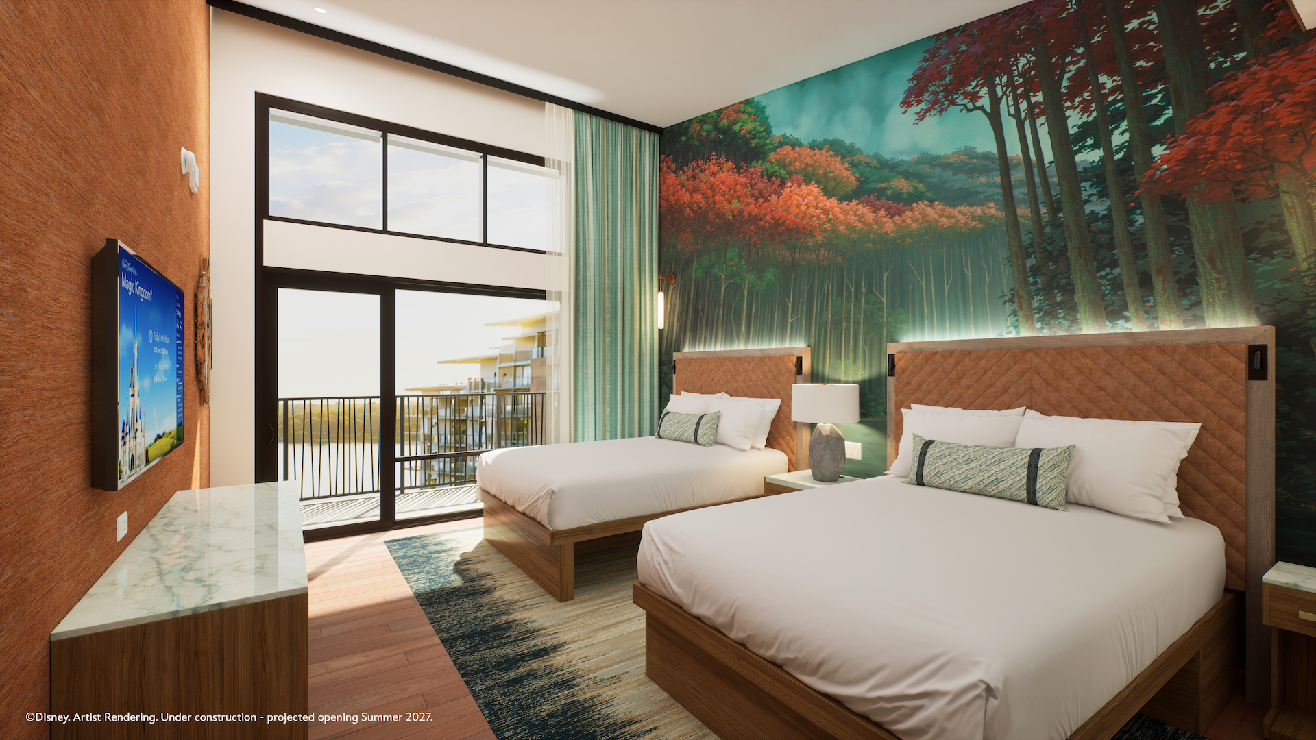 Guest Rooms at Disney&rsquo;s Lakeshore Lodge