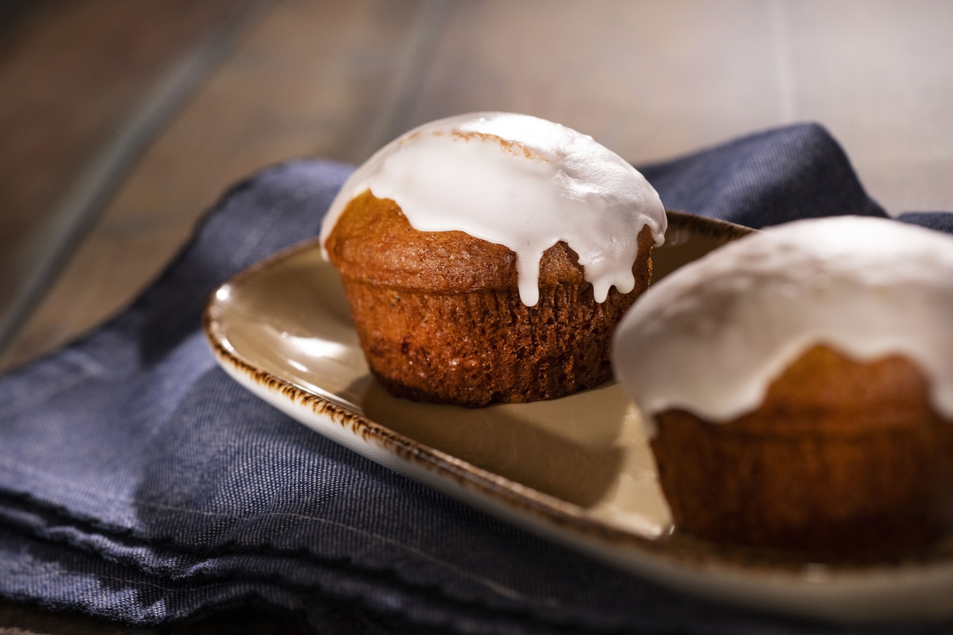Freshly Baked Carrot Cake with walnuts and cream cheese icing (Introduced in 2014 at Hops and Barley)  