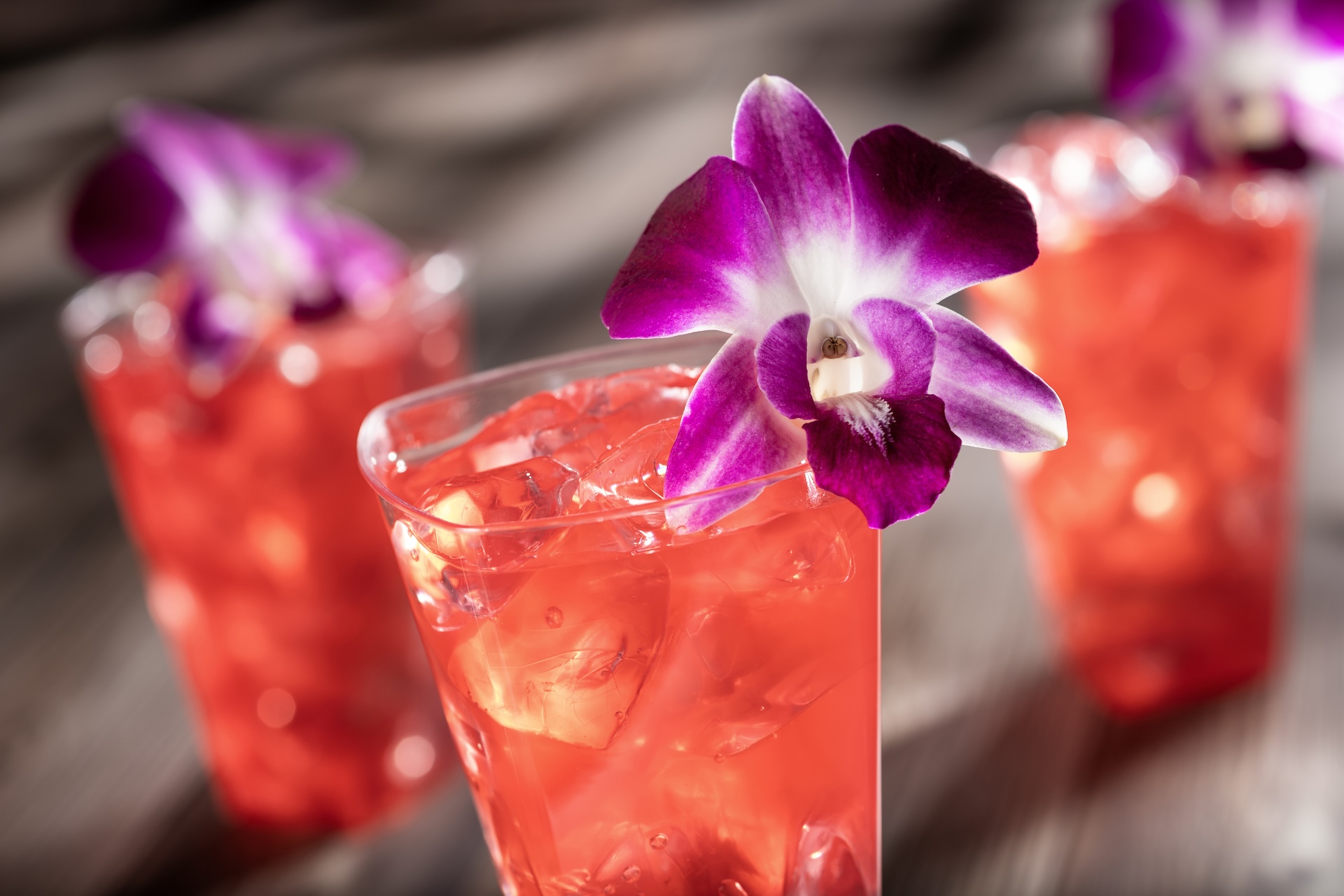 O'ahu Sunrise: Vodka, DOLE Pineapple Juice, and grenadine 