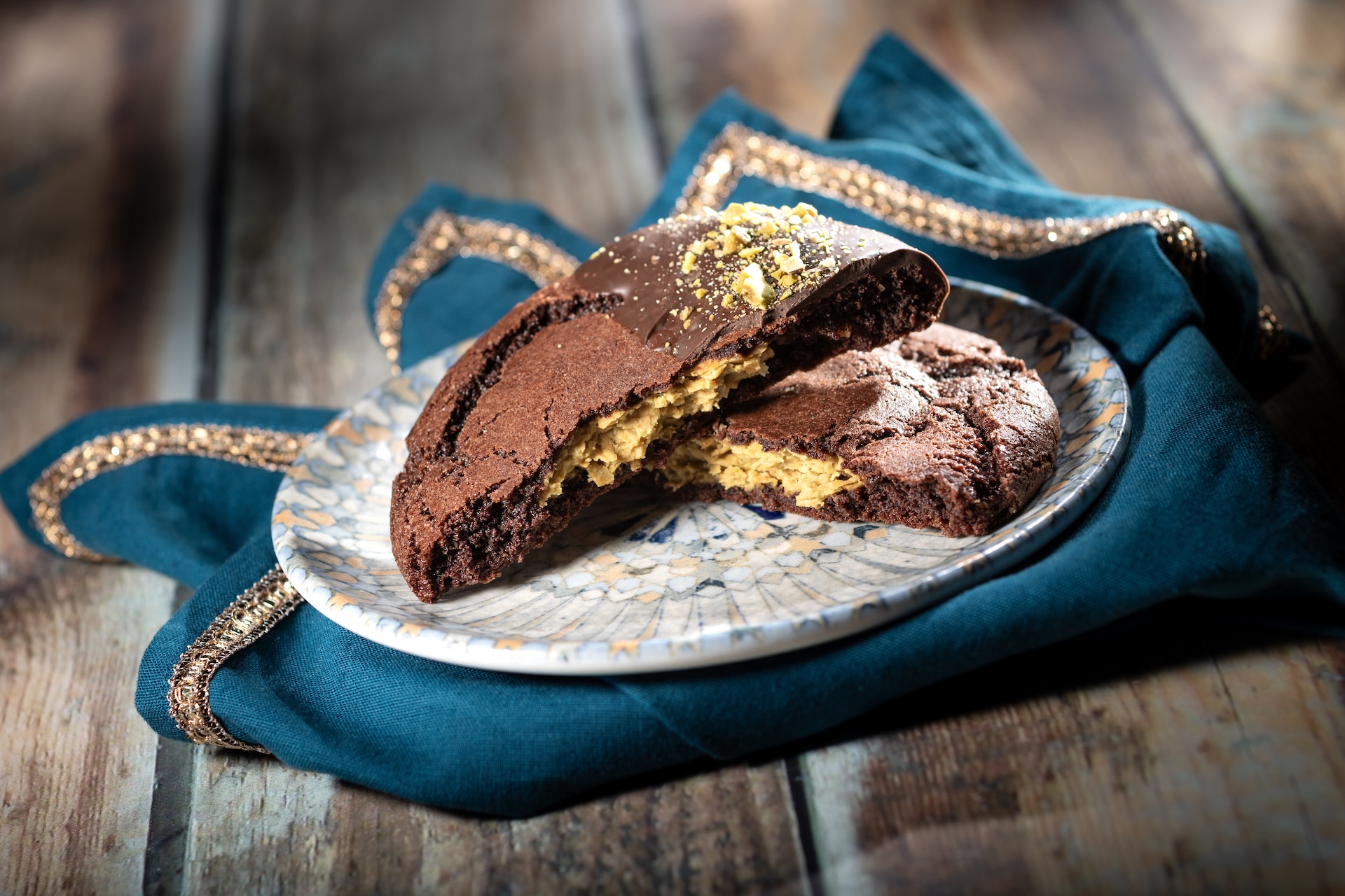 Chocolate-Pistachio Cookie 