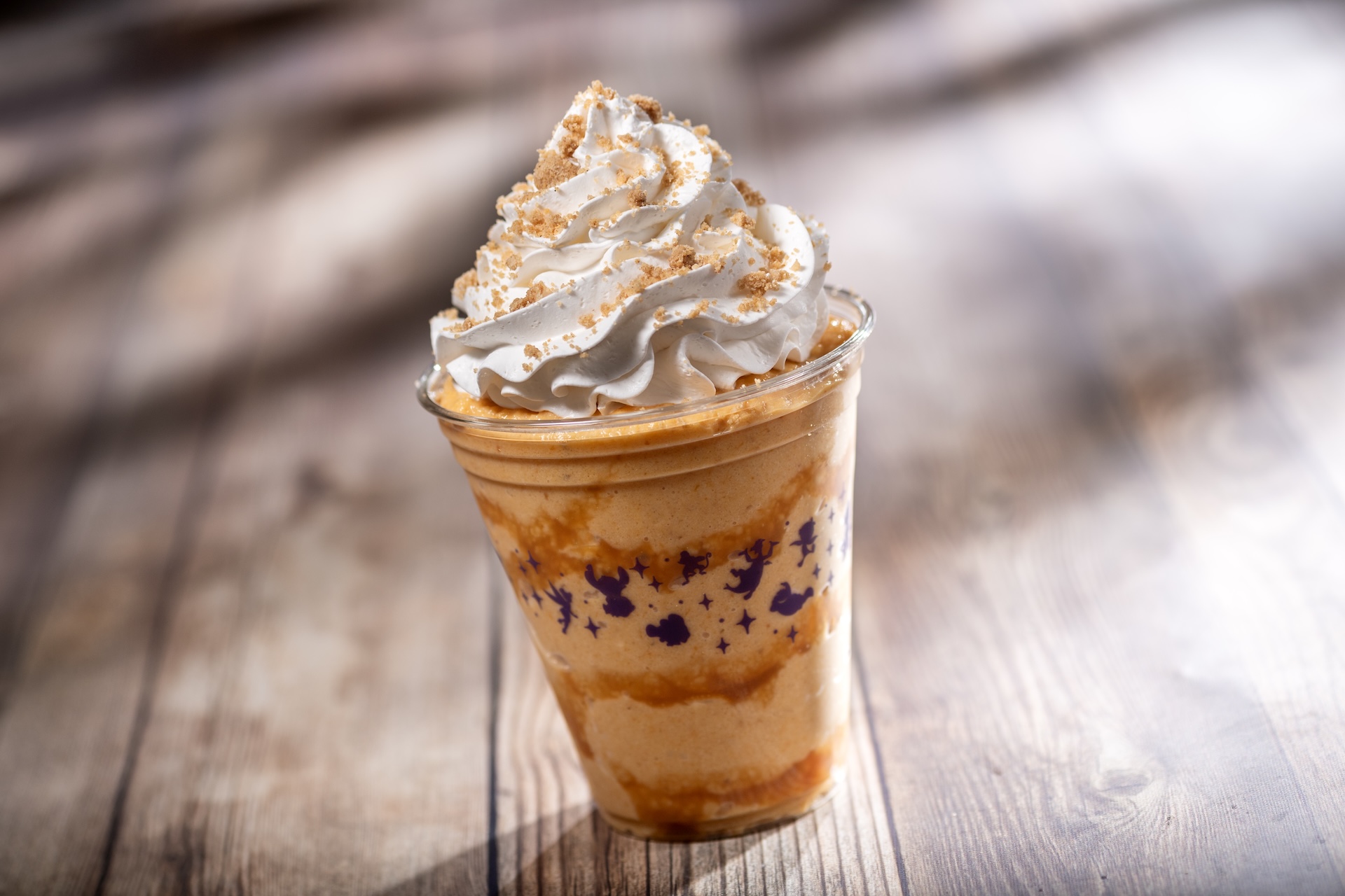 Pumpkin Pie Milk Shake: Vanilla ice cream, pumpkin pie filling, and caramel sauce topped with whipped cream and streusel (Non-alcoholic) (New) 