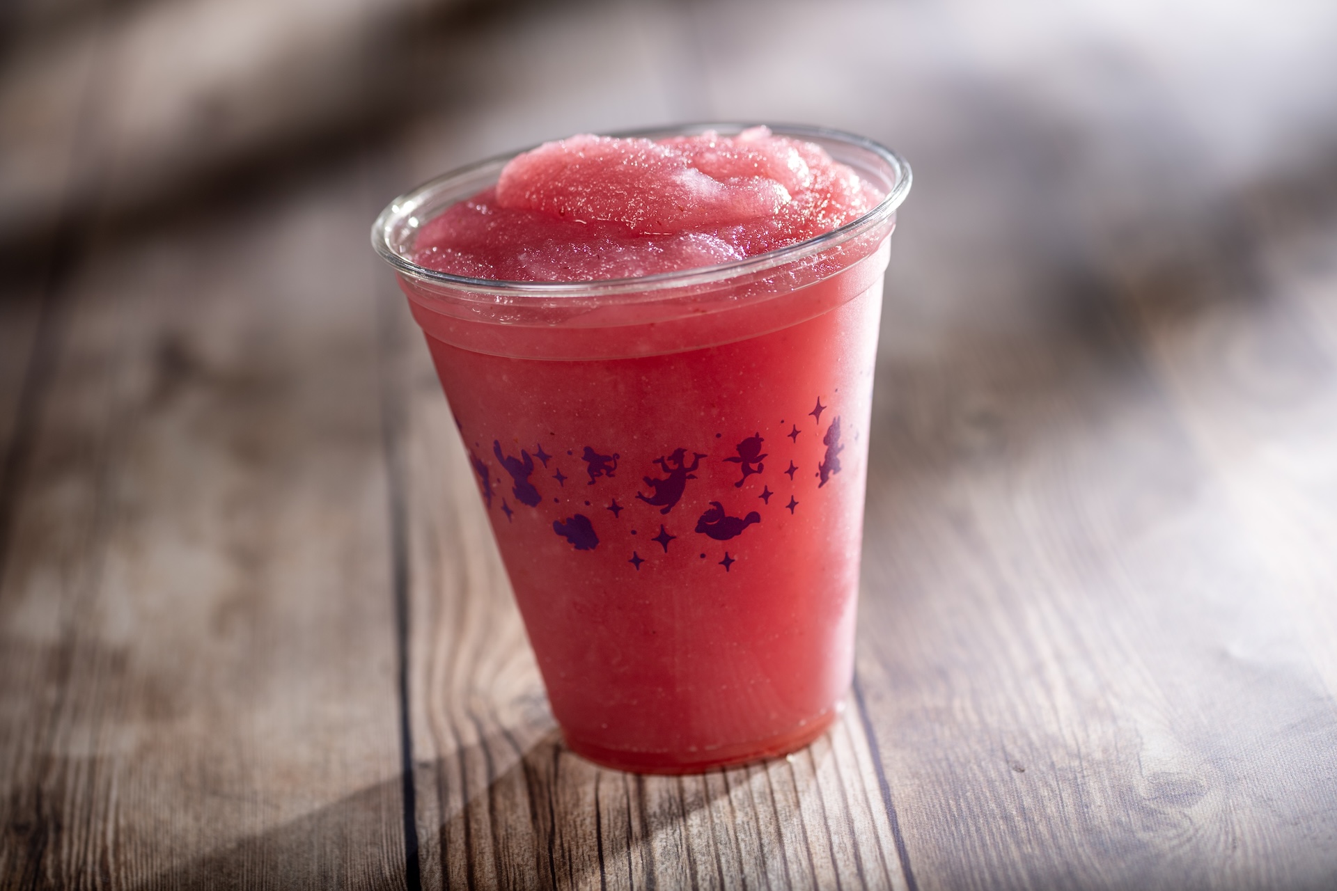 Spicy Strawberry-Mango Smoothie: Minute Maid Strawberry Smoothie Mix with spicy mango syrup (Non-alcoholic; Spirited version available with Ole Smoky Strawberry Moonshine) (New)  
