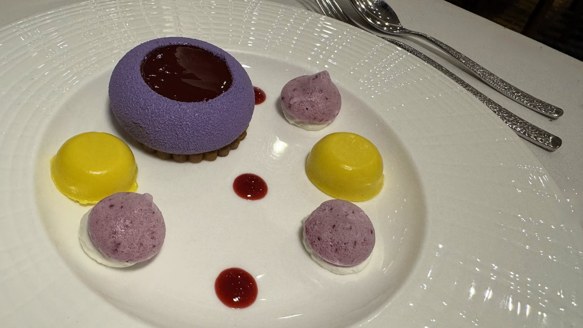 Blueberry-Goat Cheese Cheesecake California Grill