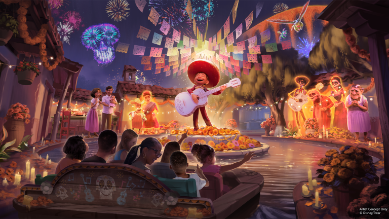 Disneyland Resort Coco Attraction New Scene