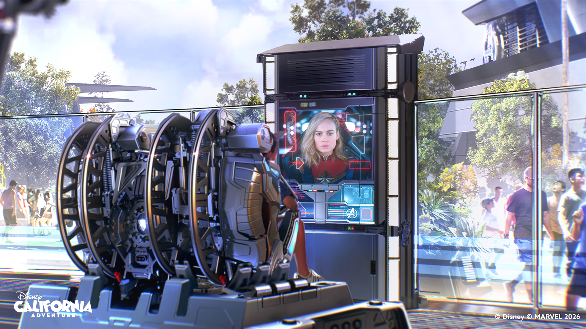 Disney California Adventure Brie Larson as Captain Marvel