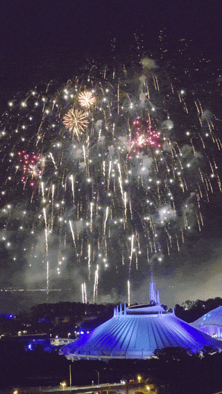 Magic Kingdom Fireworks View California Grill GIF
