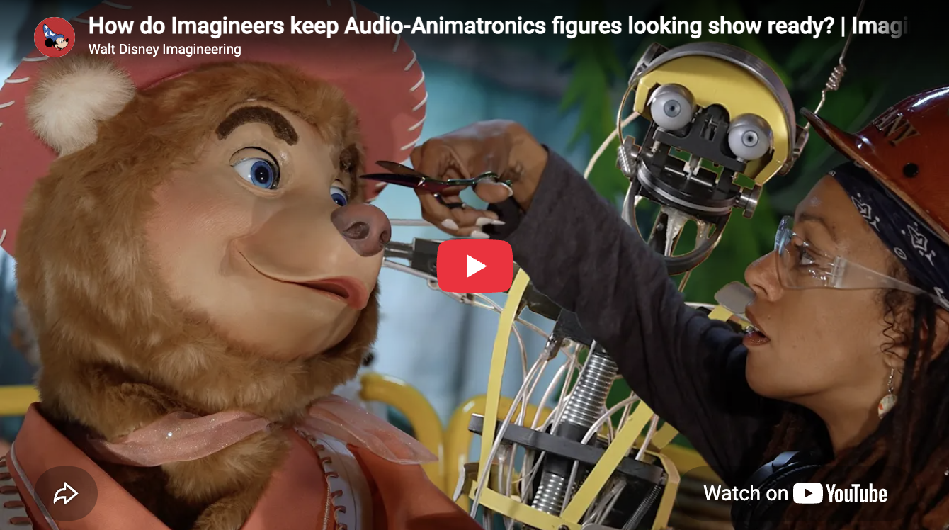 Imagineer That | Keep Audio-Animatronics Figures Looking Show Ready