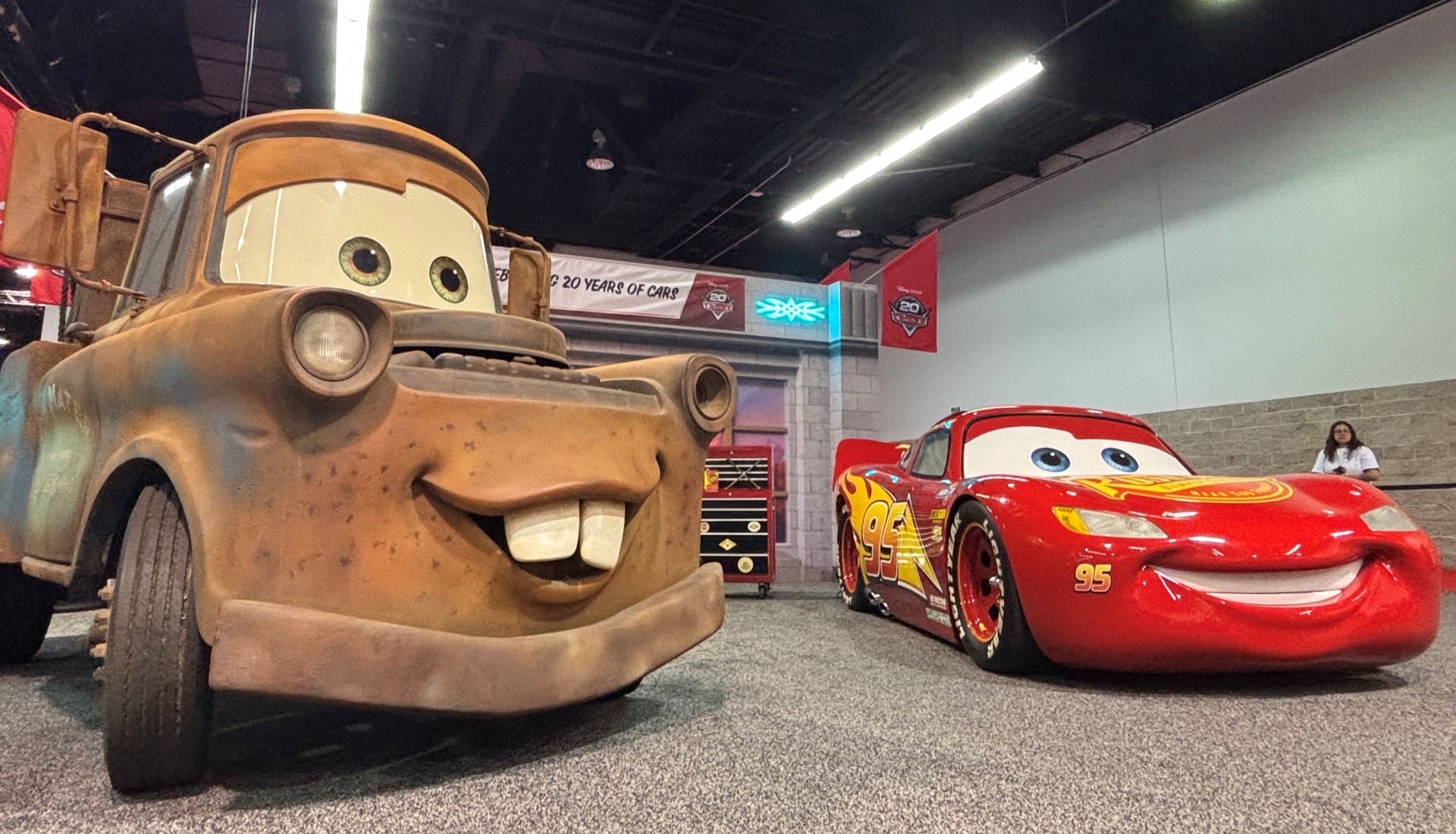 Lightning McQueen and Mater D23