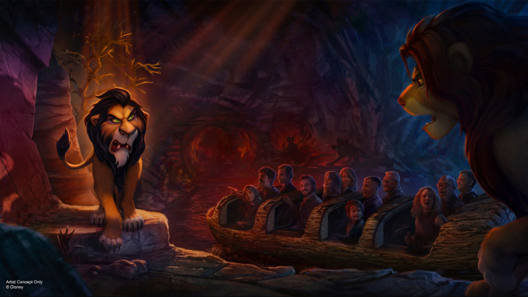 Disneyland Paris Lion King Attraction Scar and Simba