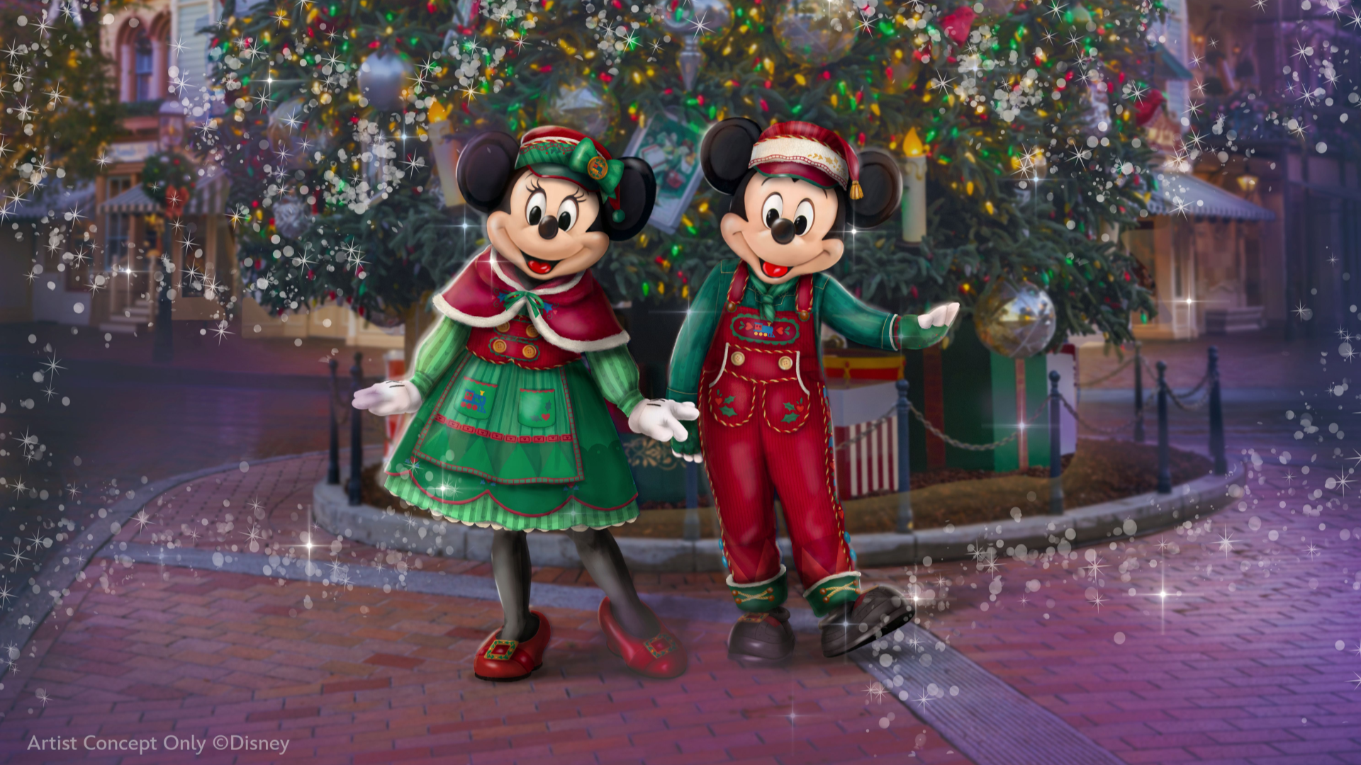 Mickey Mouse Minnie Mouse Holiday Attire 2026