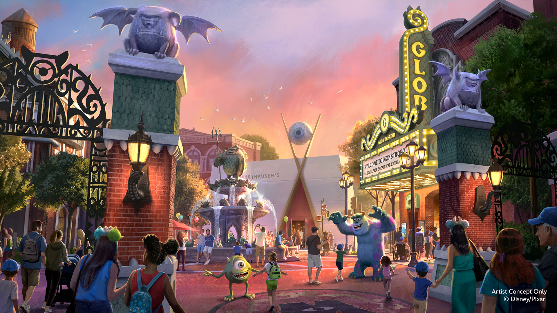 Monstropolis at Disney World at Disney's Hollywood Studios