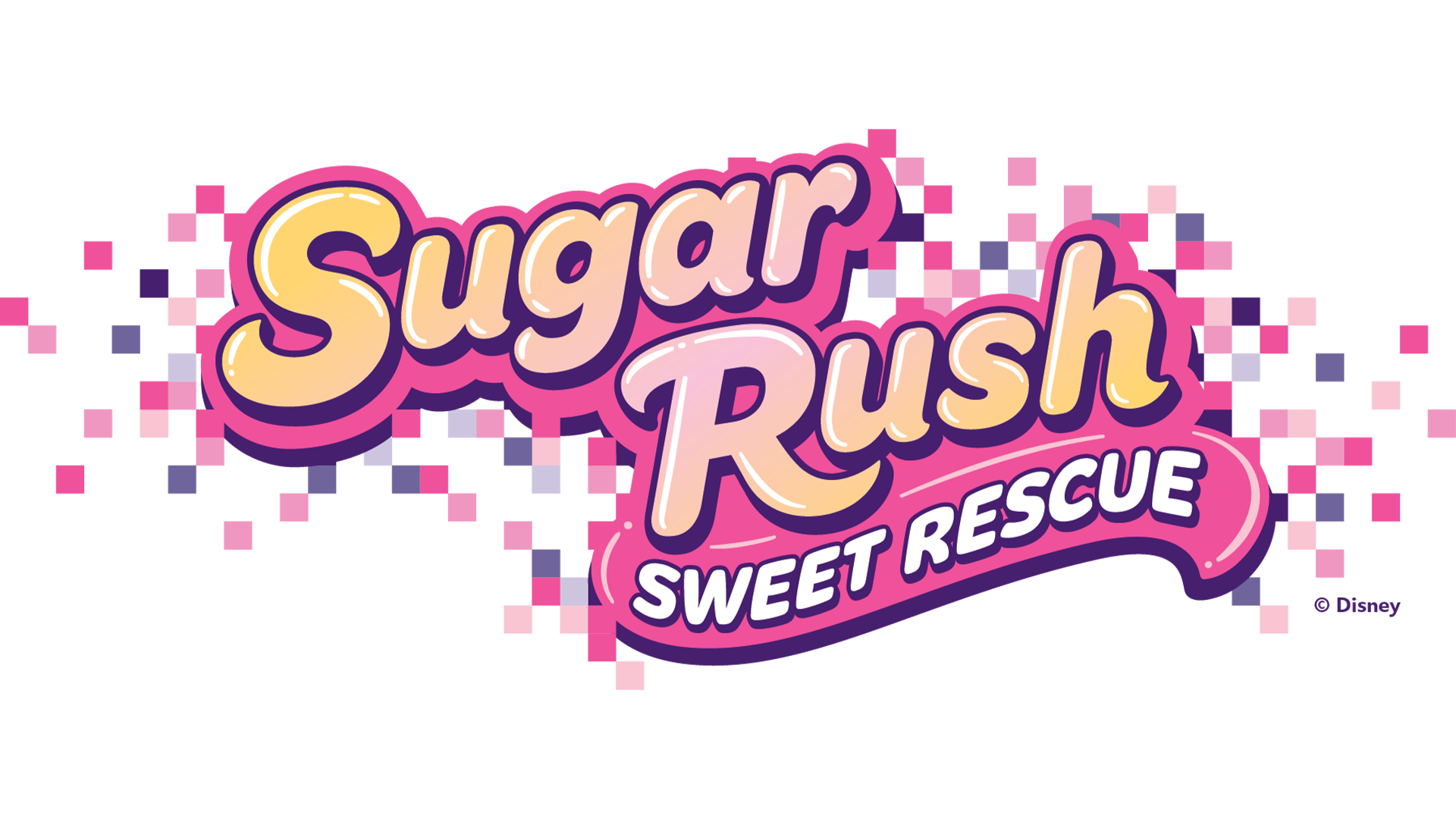 Tokyo Disney Resort Sugar Rush Sweet Rescue Logo with no background