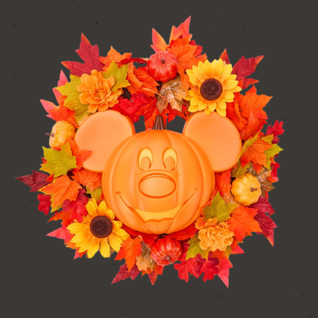 Disney Store and Disney Parks | Mickey Mouse Halloween Light-Up Wreath 