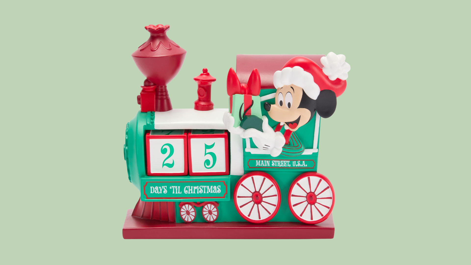 Mickey Mouse and Family Christmas Collection Train Countdown