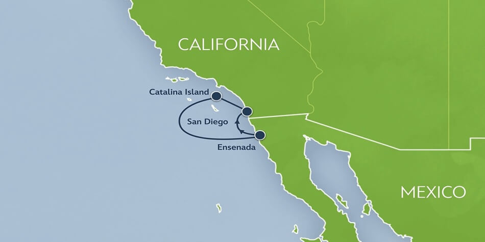 5-night ensenada catalina disney cruise california itinerary