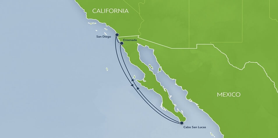 6-night mexican riviera disney cruise california itinerary
