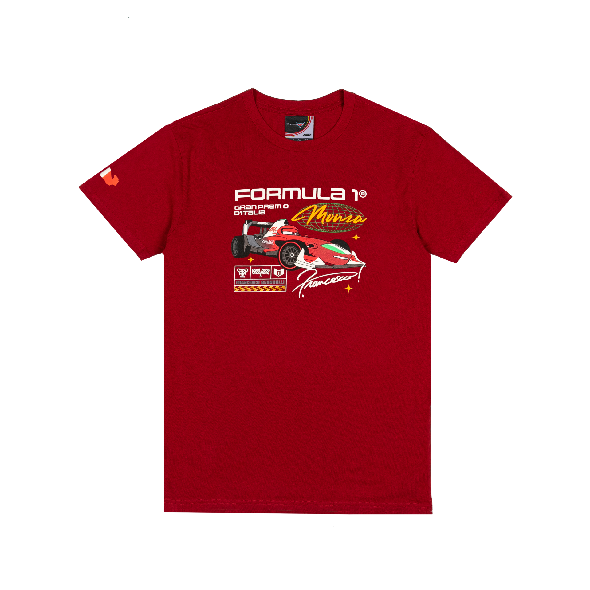 Cars x FORMULA 1 Italy 2026 Francesco Tee - Cardinal - Front