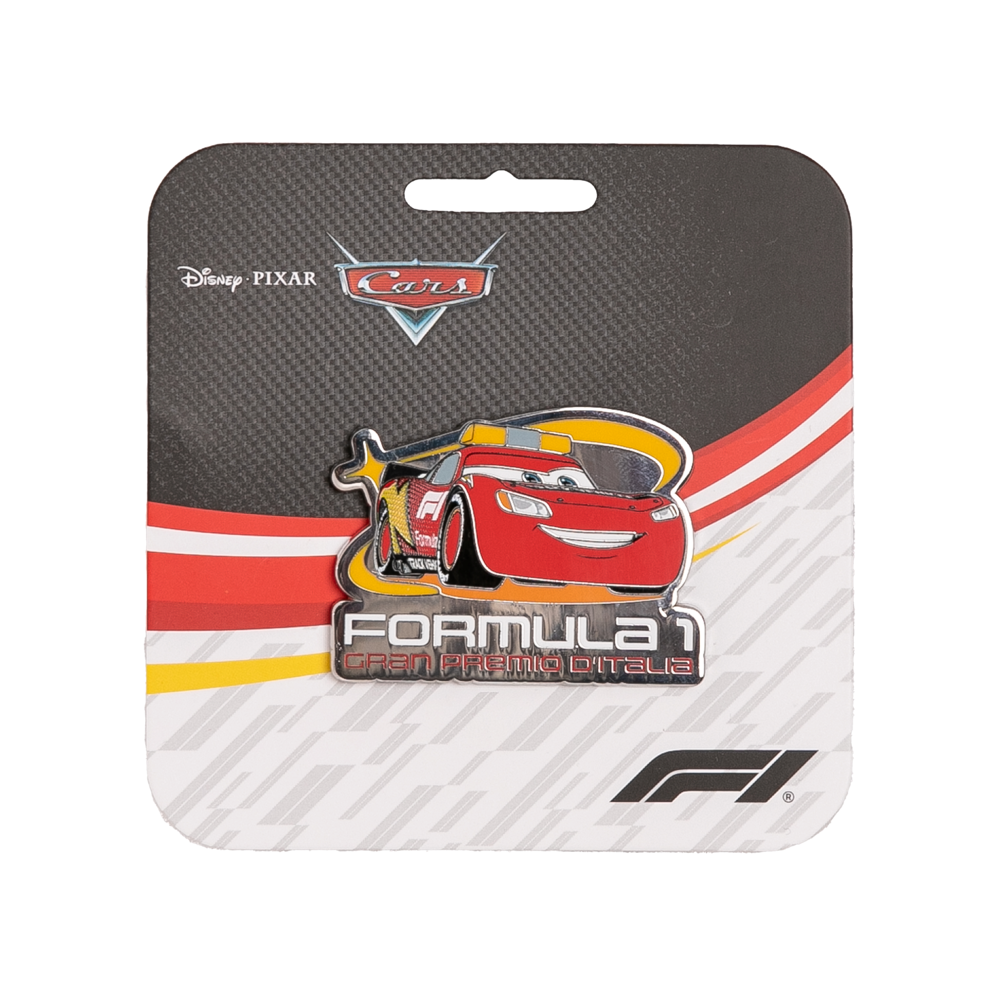 Cars x FORMULA 1 Italy 2026 Lightning Pin - Multicolor - Front w Packaging