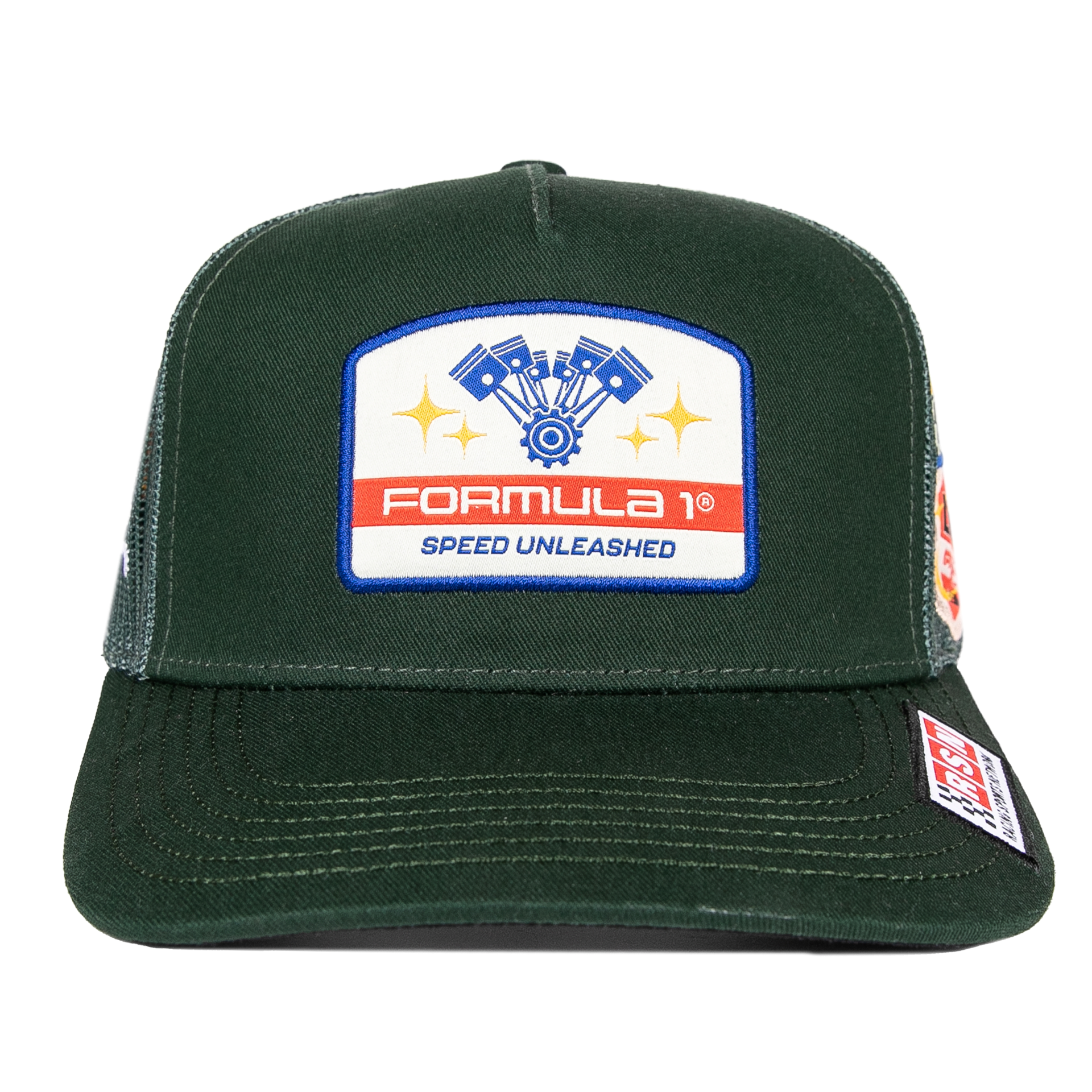 Cars x FORMULA 1 Italy 2026 Trucker Hat - Racing Green - Front
