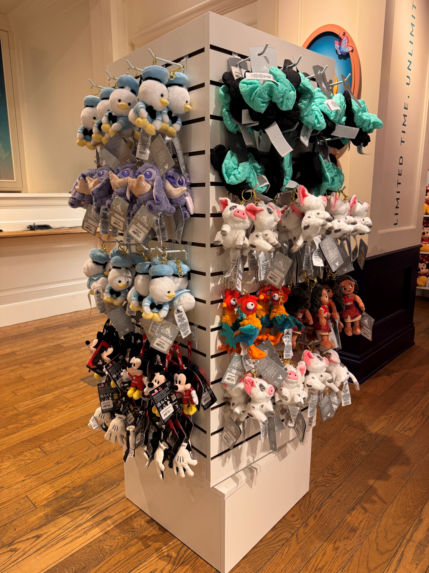 Disney Store Plush keychains