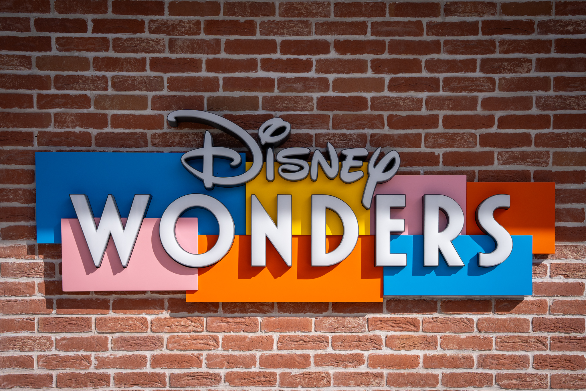 An image of Disney Wonders signage.