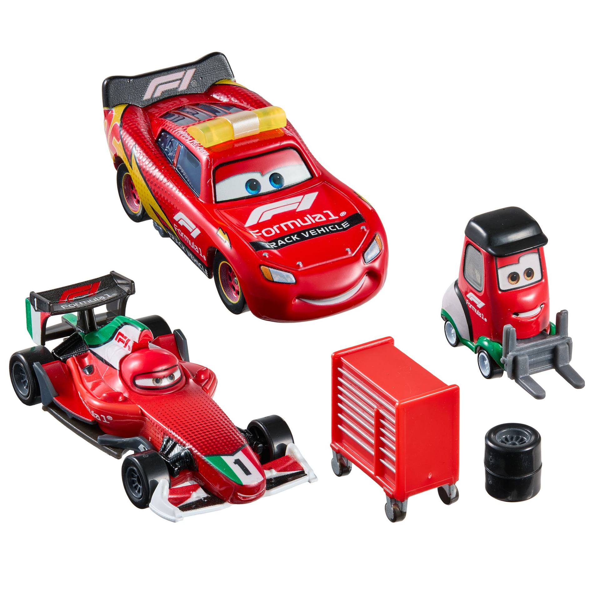 Disney and Pixar s Cars with Formula 1&reg; Die Cast Set 1