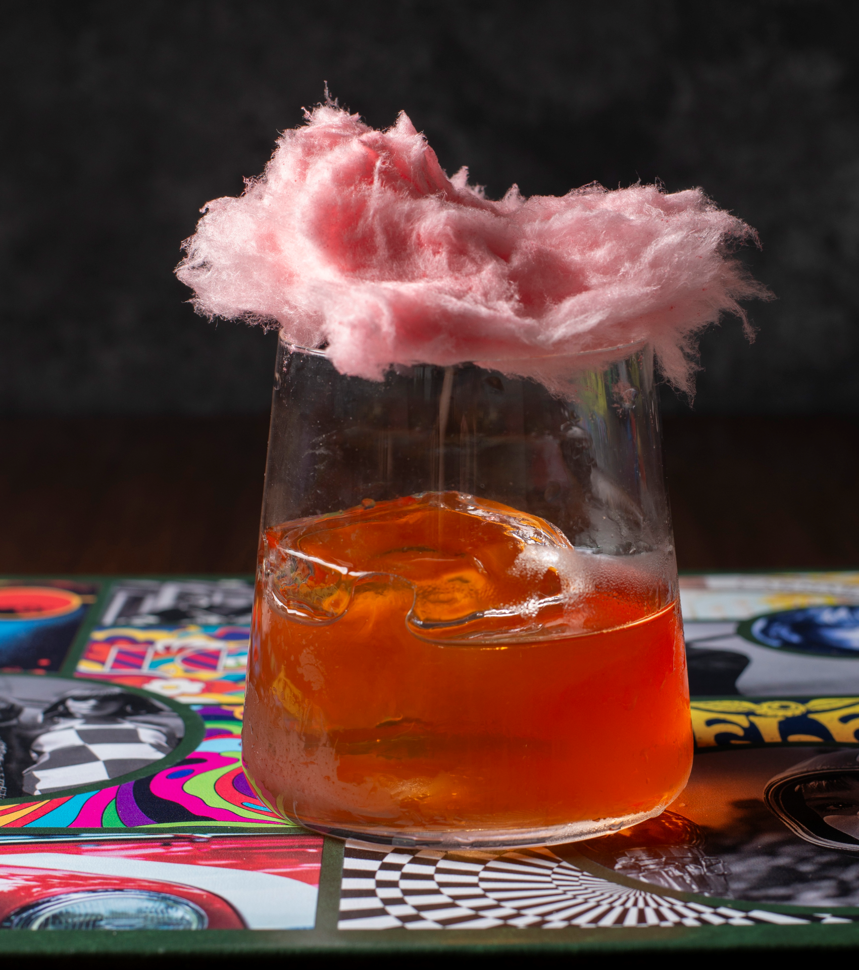 Peach and Basil Old Fashioned