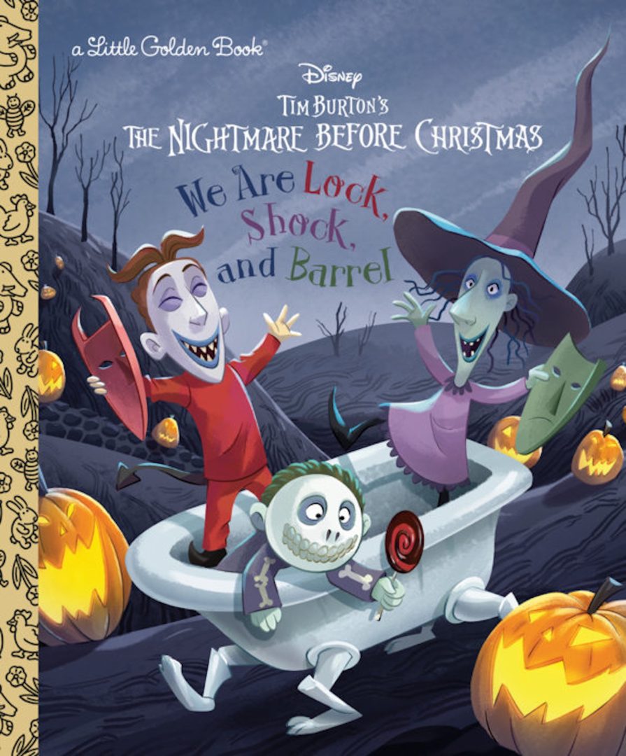Little Golden Book: We Are Lock, Shock, and Barrel (Disney Tim Burton's The Nightmare Before Christmas) 