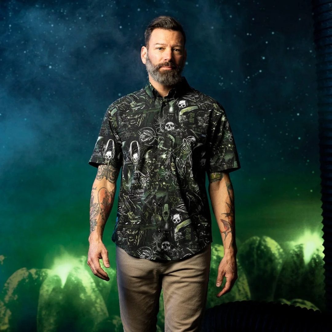 RSVLTS Alien &ldquo;Containment Breach&rdquo; KUNUFLEX Short Sleeve Shirt 