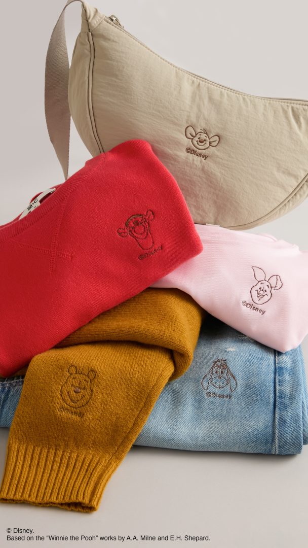 Winnie the Pooh-inspired embroidery from UNIQLO
