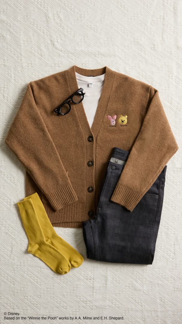 Winnie the Pooh-inspired embroidery from UNIQLO